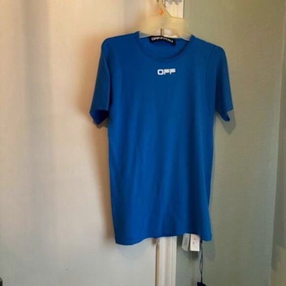 Off White Active  Arrows T shirt Blue L - Picture 5 of 12